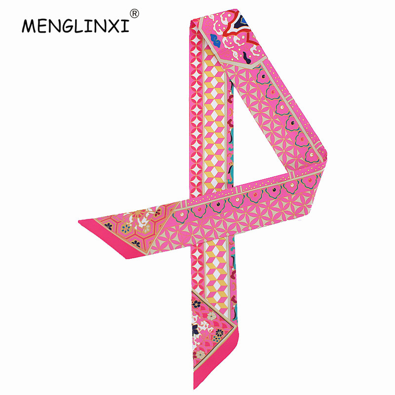 Luxury Bags Brand - New Geometric Floral Print Silk Scarf