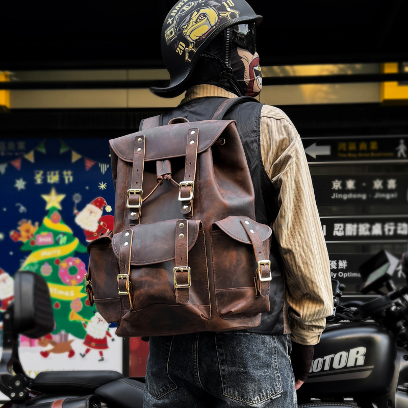 New Arrivals Leather Backpack  - Luxury Zipper Bags 评论和价格
