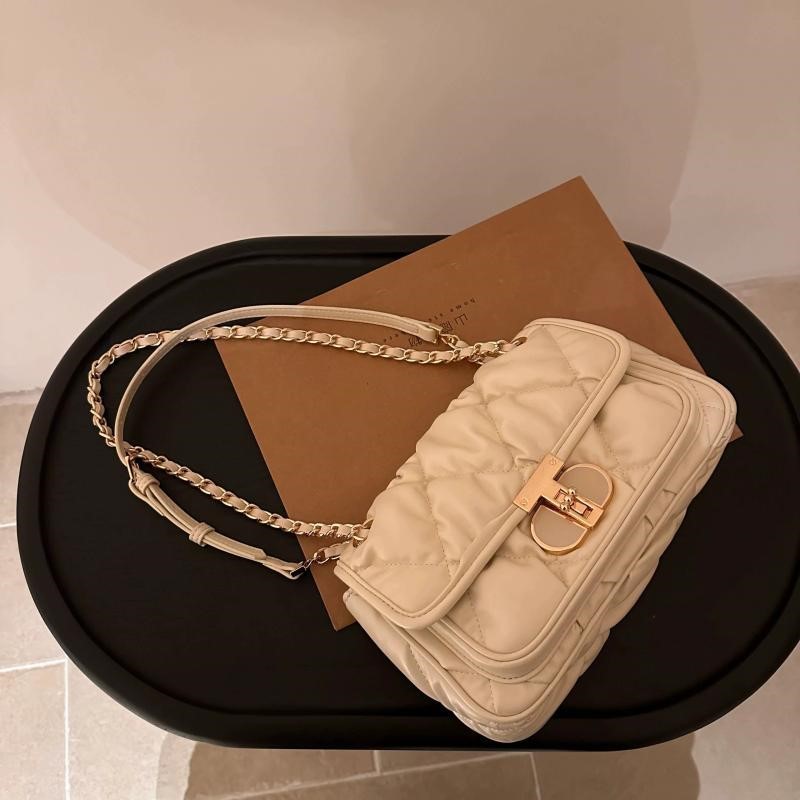 Elegant Pleated Chain Handbag  - Luxury Bags Quiet 评论和价格