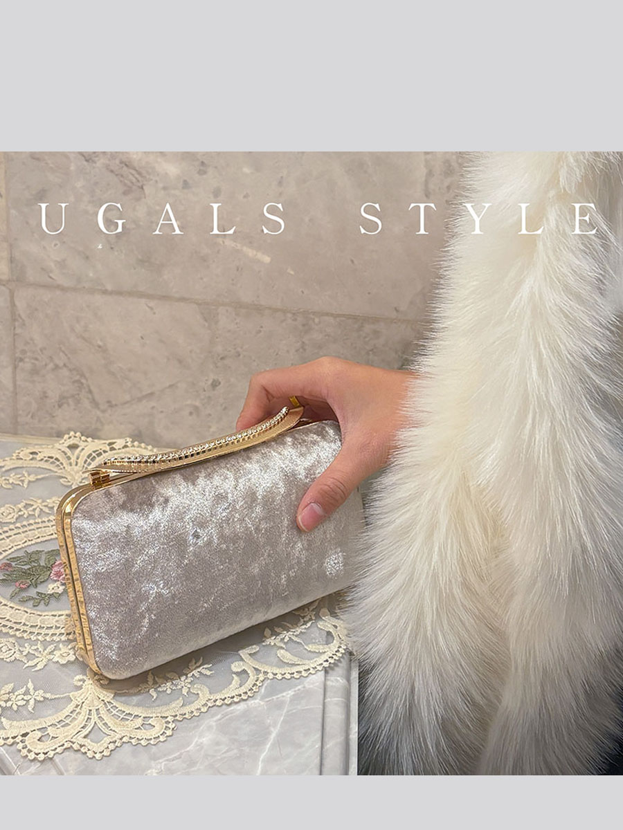 UGALS Velvet Box Bag Evening P - Luxury Bags For Young Women 评论和价格