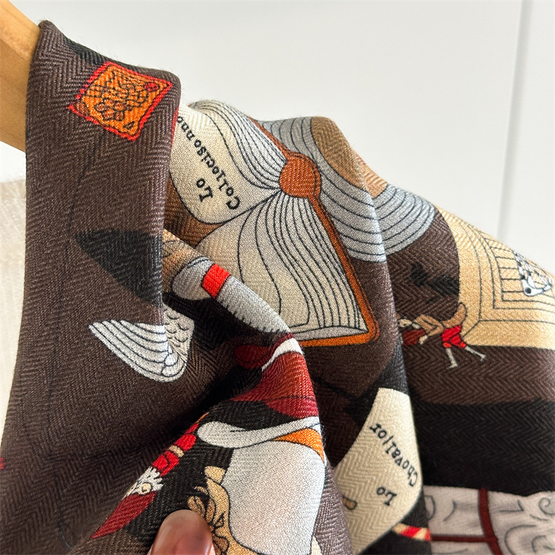 Two Faced Print Scarf 65CM Sca - Luxury Bags Hong Kong 评论和价格