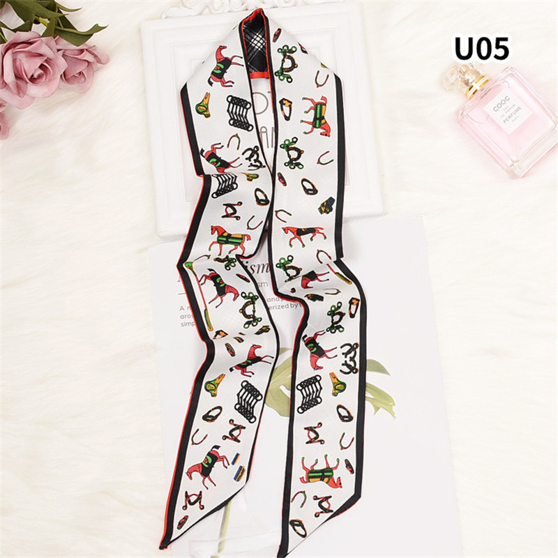 Horse Plaid Skinny Scarf Women - Luxury Bags Brand 评论和价格