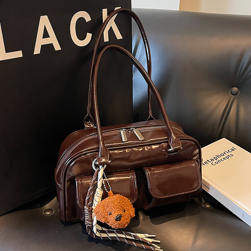 Vintage Large Capacity Double- - Luxury Bags Quiet 评论和价格