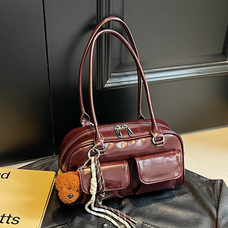Vintage Large Capacity Double- - Luxury Bags Quiet 评论和价格