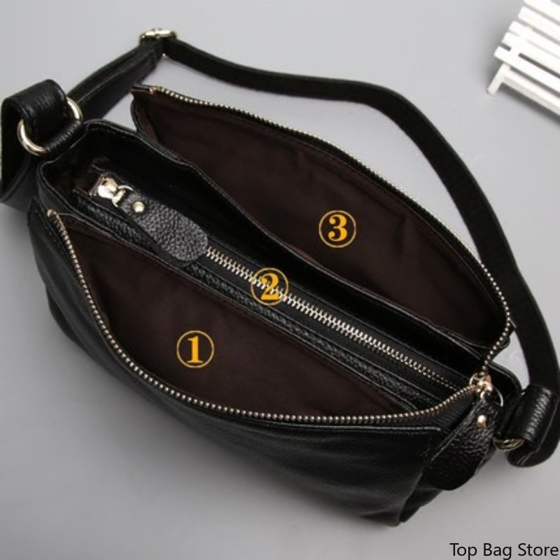 Genuine Leather Crossbody Bag  - Luxury Bags Quiet 评论和价格
