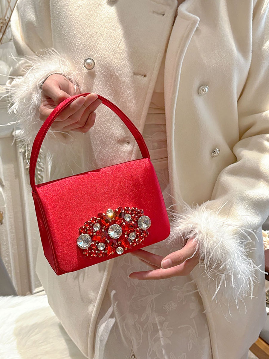 UGALS Luxury Satin Diamond Gem - Luxury Bags For Young Women 评论和价格