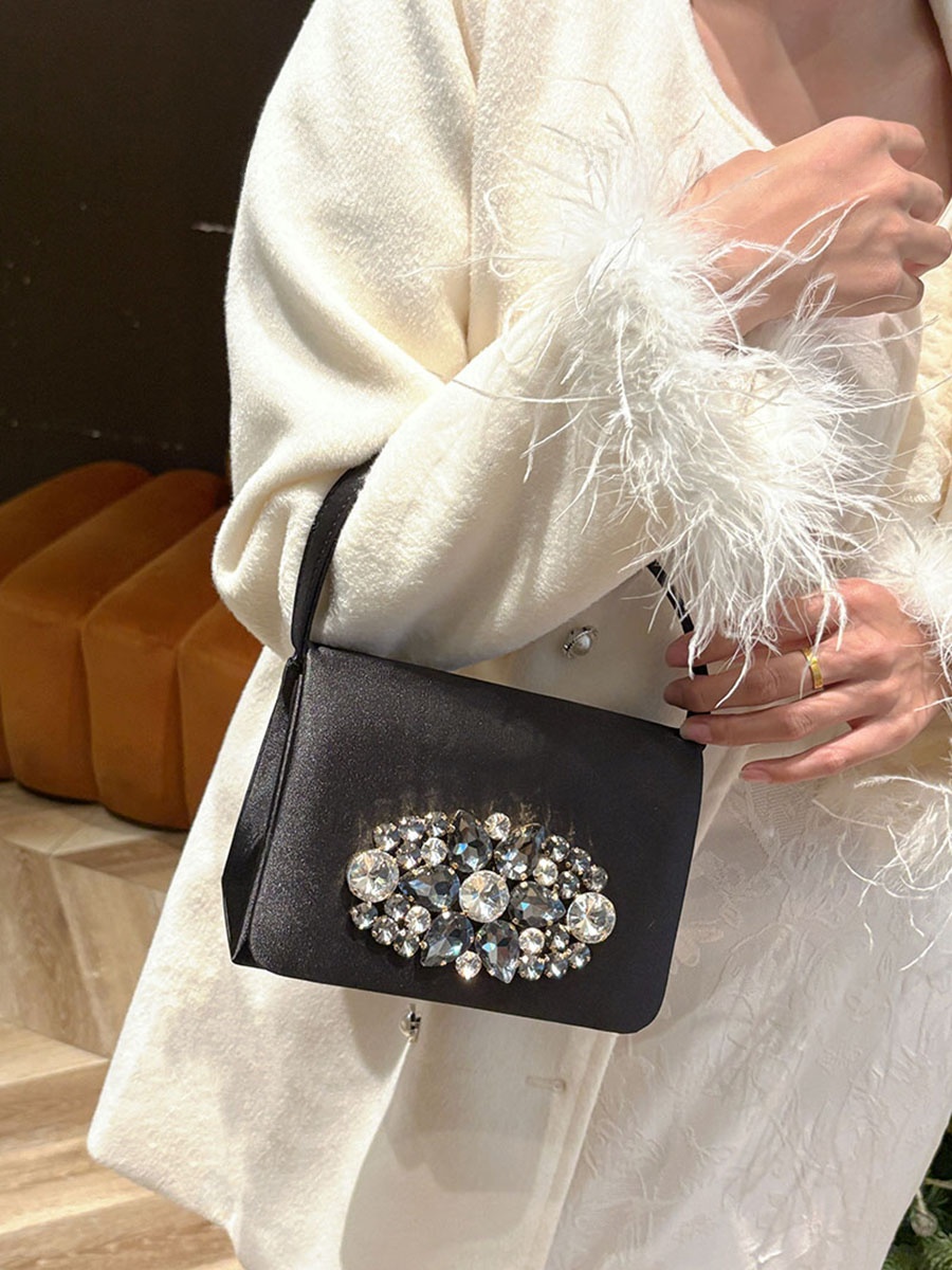 UGALS Luxury Satin Diamond Gem - Luxury Bags For Young Women 评论和价格