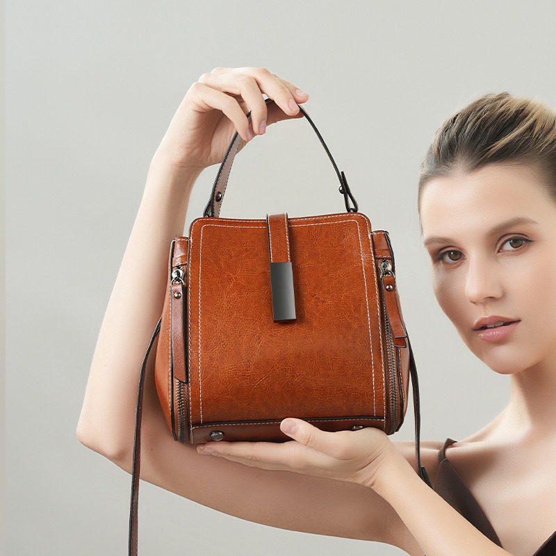 Genuine Leather Crossbody Bag  - Luxury Bags Quiet 评论和价格