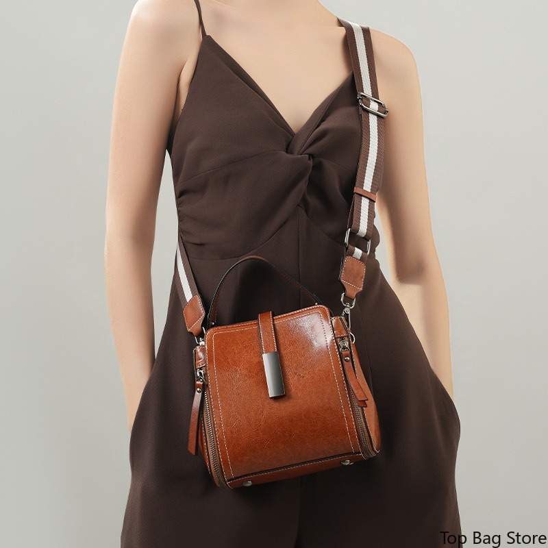 Genuine Leather Crossbody Bag  - Luxury Bags Quiet 评论和价格