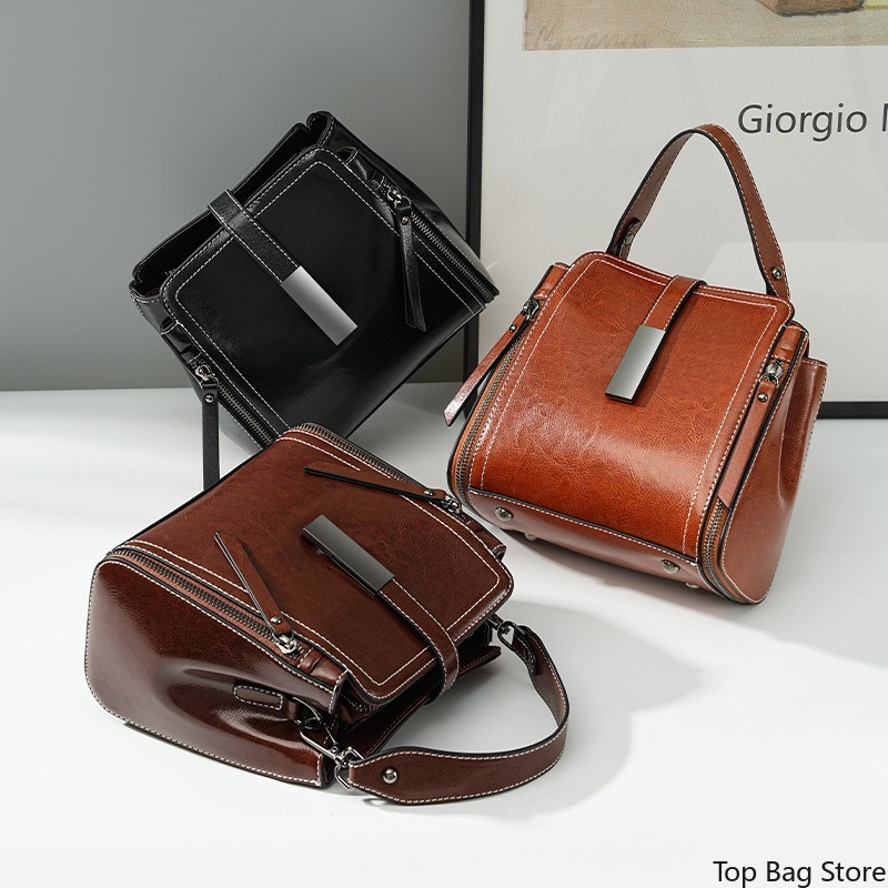 Genuine Leather Crossbody Bag  - Luxury Bags Quiet 评论和价格