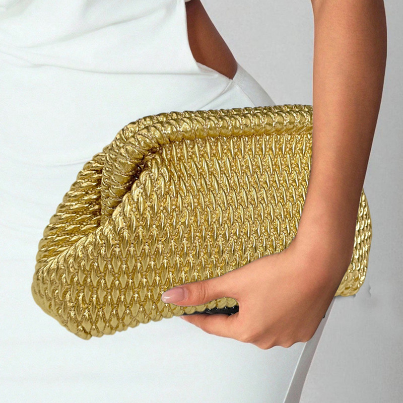 2026 Luxury Handwoven Gold Rop - Luxury Bags Gold 评论和价格