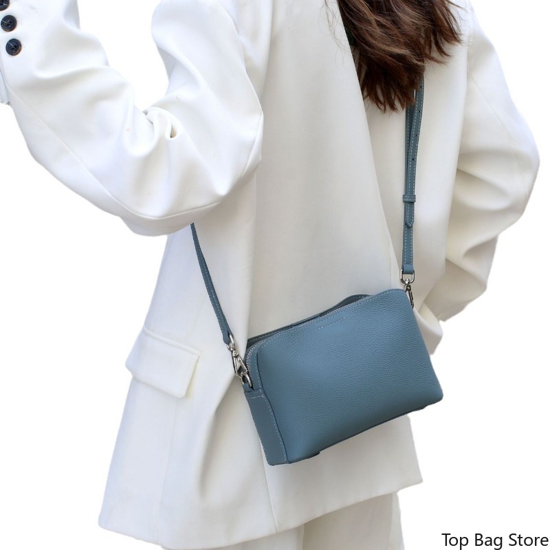 Genuine Leather Square Crossbo - Luxury Bags Quiet 评论和价格