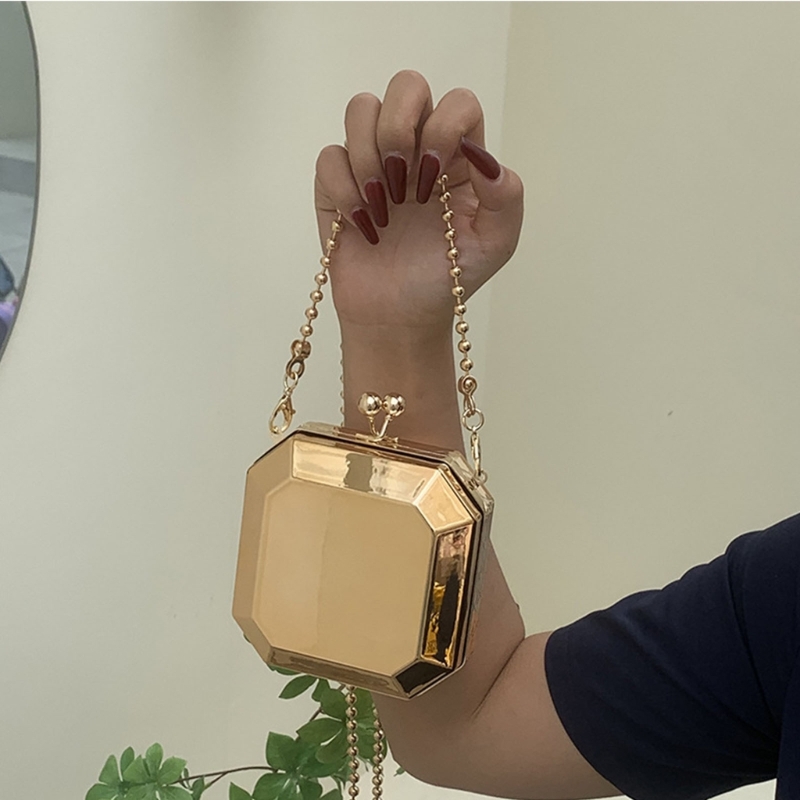Mini Luxury Gold Party Evening - Luxury Zipper Bags 评论和价格