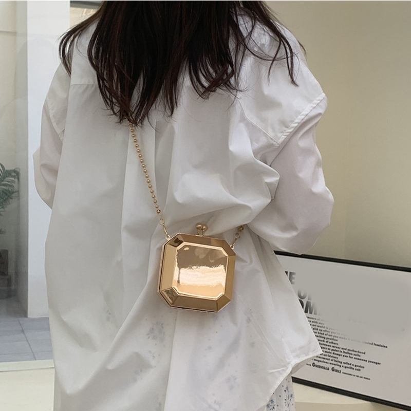 Mini Luxury Gold Party Evening - Luxury Zipper Bags 评论和价格