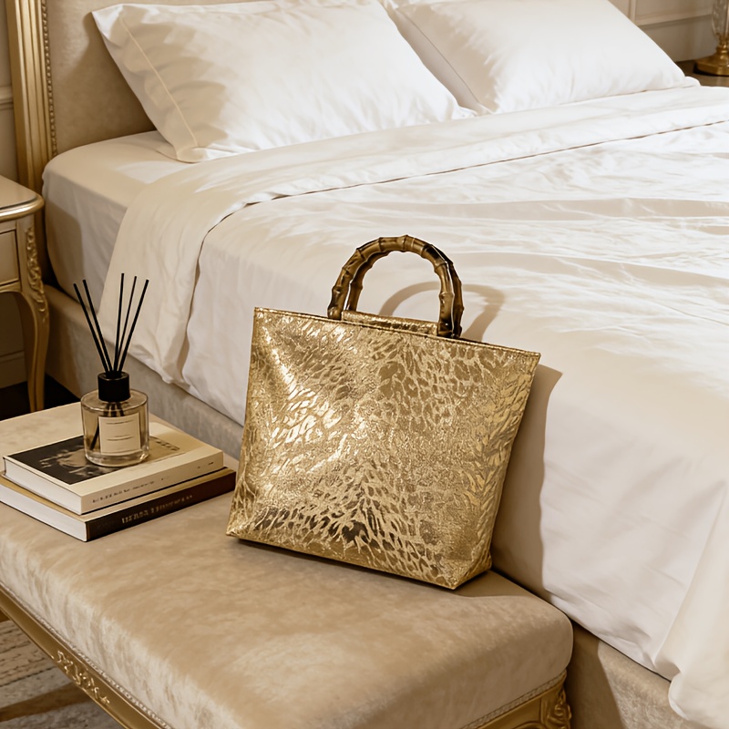 Light luxury metallic gold jac - Luxury Bags Gold 评论和价格