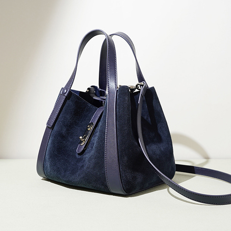 Luxury Suede Leather Handbag W - Luxury Bags Name For Women 评论和价格