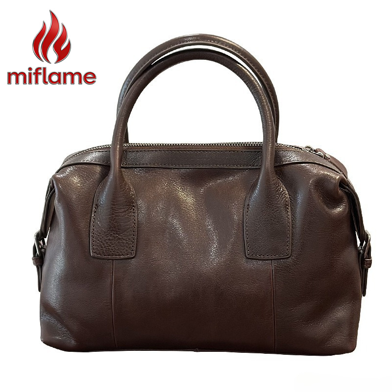 Genuine Leather Boston Bag for - Luxury Bags Quiet 评论和价格