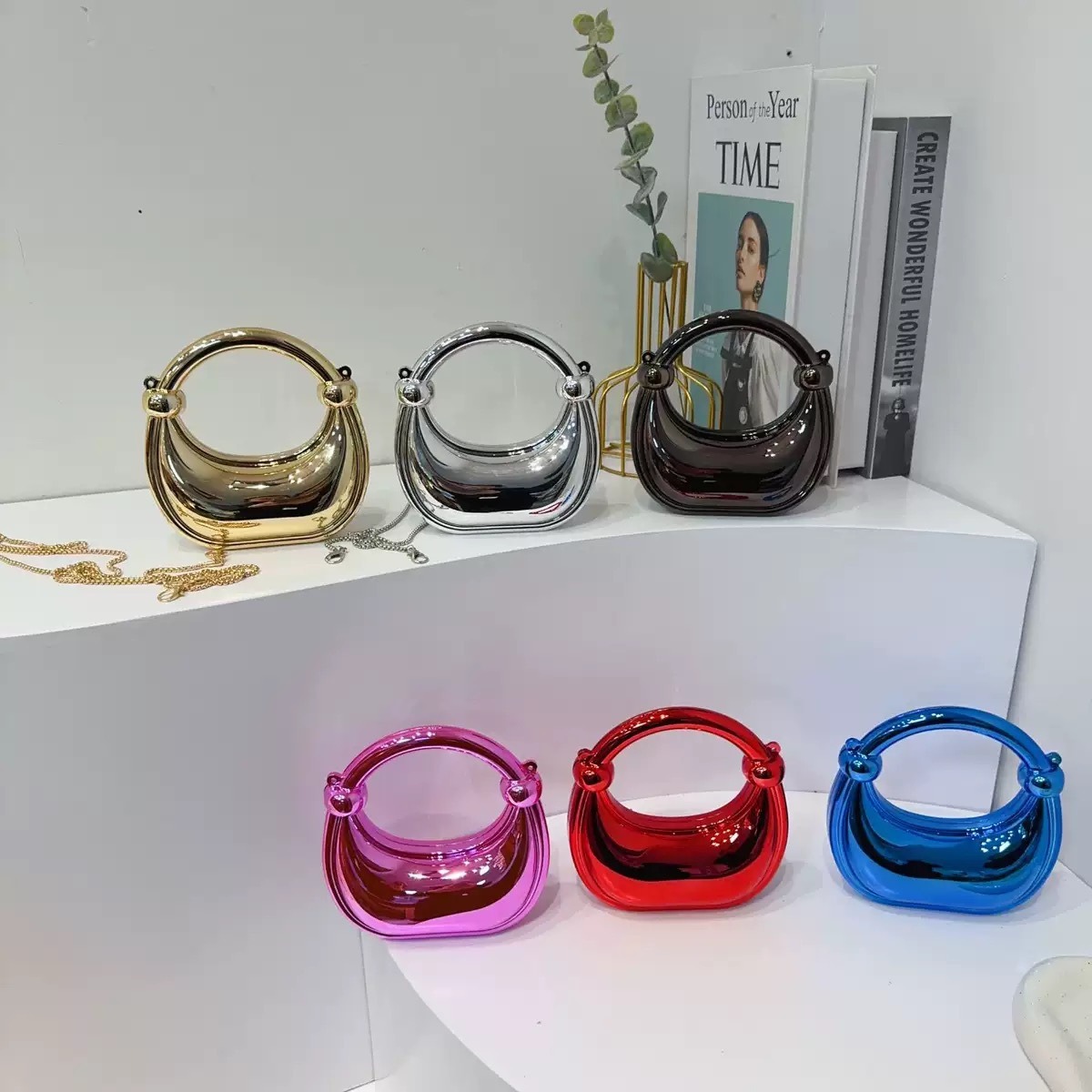 Mini Golden Evening Bag Purses - Luxury Bags Brand 评论和价格