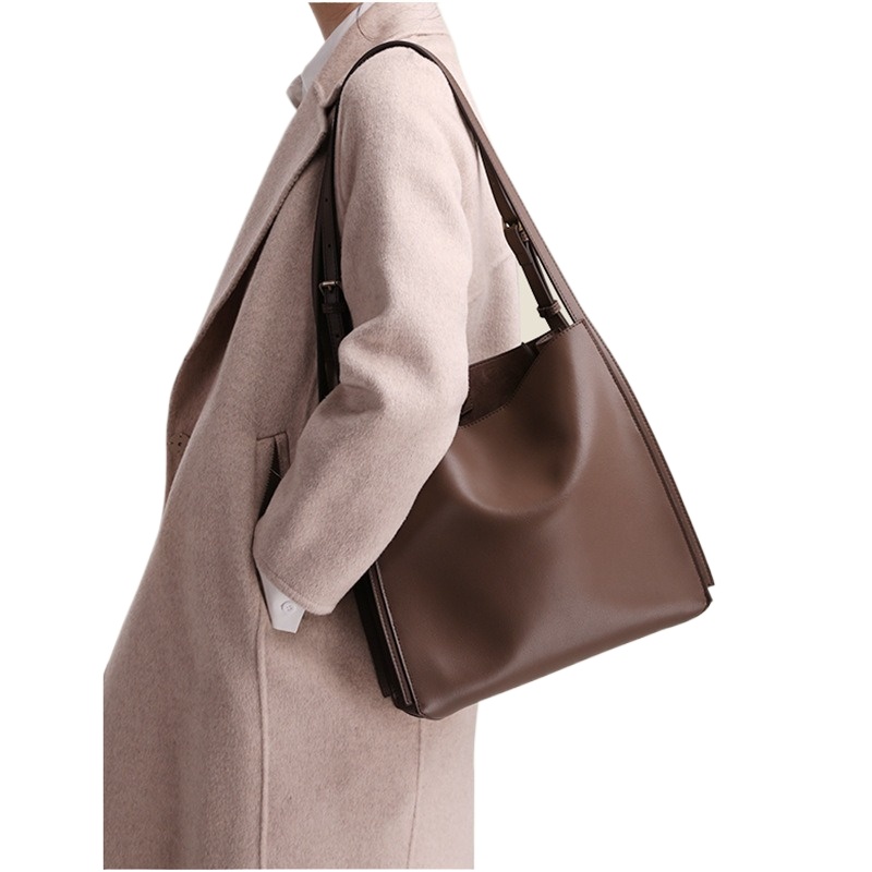 Genuine Leather Bucket Bag for - Luxury Bags Quiet 评论和价格