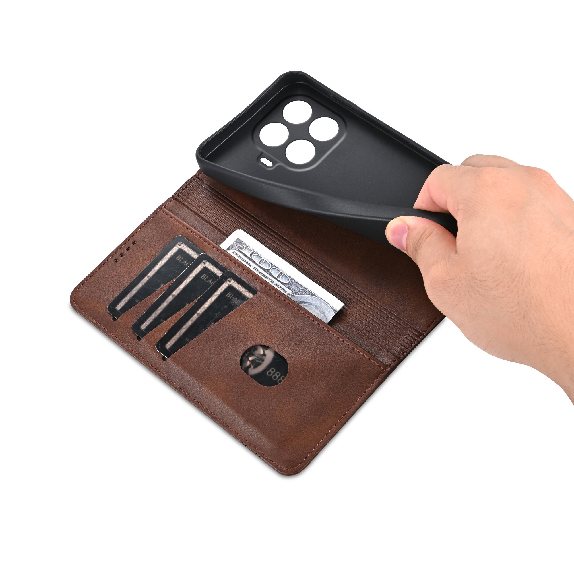 Business Flip Leather Phone Ca - Luxurious Bag 评论和价格