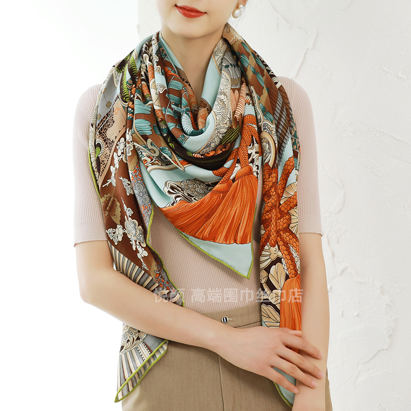 Luxury Designer Silk Wool Scar - Luxury Bags Hong Kong 评论和价格