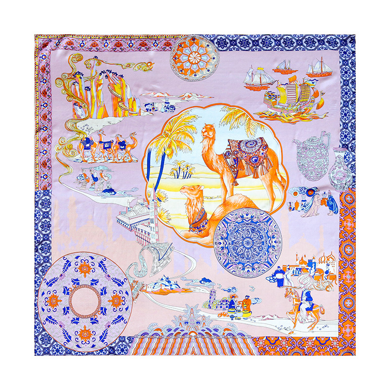 silk road Mulberry Satin Scarf - Luxury Bags Hong Kong 评论和价格