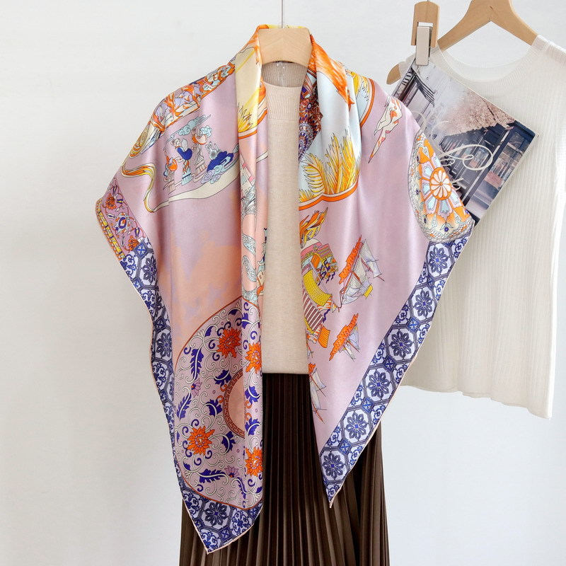 silk road Mulberry Satin Scarf - Luxury Bags Hong Kong 评论和价格
