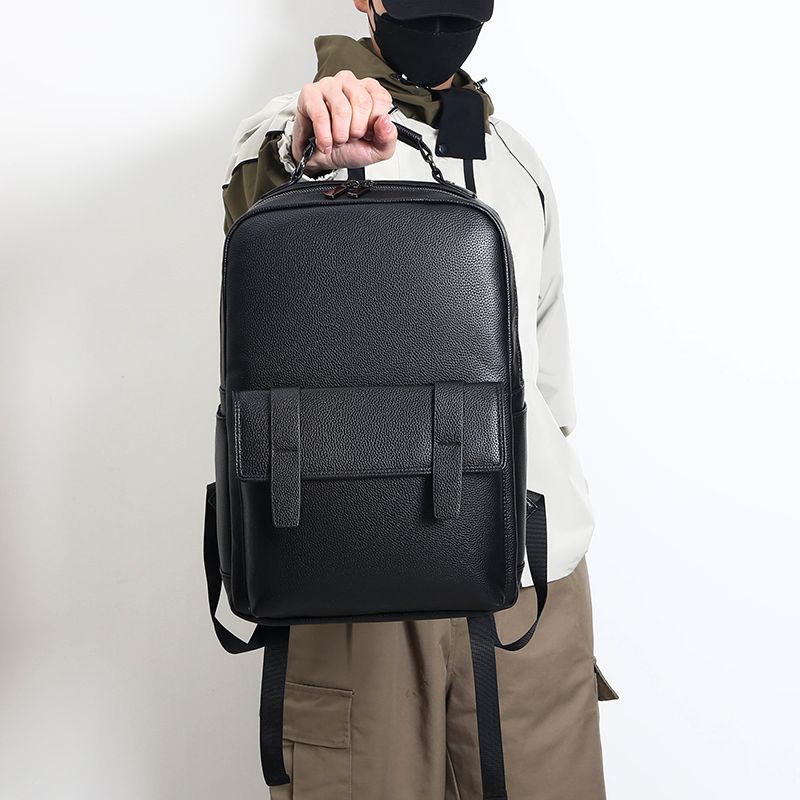 Men's luxury leather backpack  - Luxury Zipper Bags 评论和价格